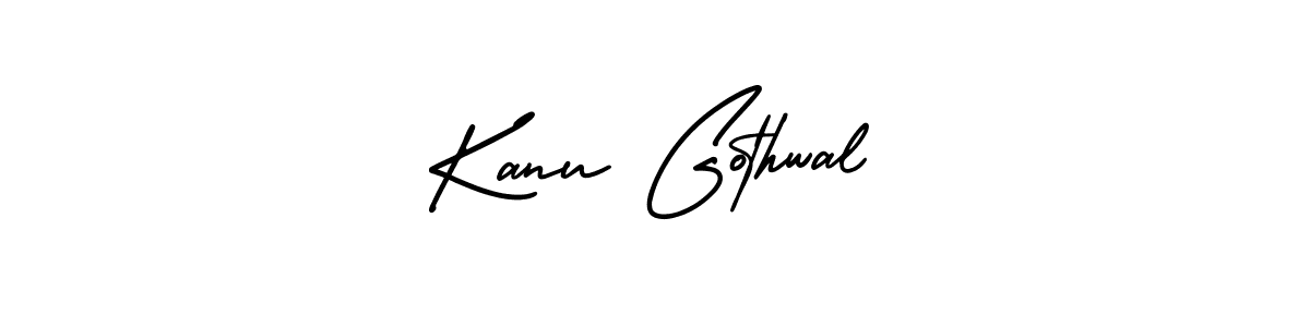 AmerikaSignatureDemo-Regular is a professional signature style that is perfect for those who want to add a touch of class to their signature. It is also a great choice for those who want to make their signature more unique. Get Kanu Gothwal name to fancy signature for free. Kanu Gothwal signature style 3 images and pictures png