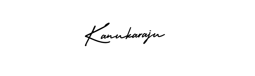 Make a beautiful signature design for name Kanukaraju. With this signature (AmerikaSignatureDemo-Regular) style, you can create a handwritten signature for free. Kanukaraju signature style 3 images and pictures png