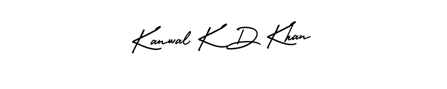 How to make Kanwal K D Khan signature? AmerikaSignatureDemo-Regular is a professional autograph style. Create handwritten signature for Kanwal K D Khan name. Kanwal K D Khan signature style 3 images and pictures png