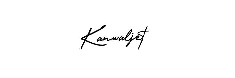 Create a beautiful signature design for name Kanwaljet. With this signature (AmerikaSignatureDemo-Regular) fonts, you can make a handwritten signature for free. Kanwaljet signature style 3 images and pictures png