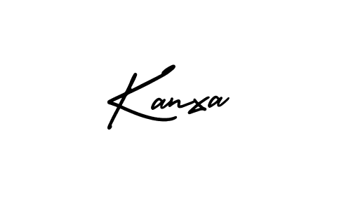Design your own signature with our free online signature maker. With this signature software, you can create a handwritten (AmerikaSignatureDemo-Regular) signature for name Kanxa. Kanxa signature style 3 images and pictures png