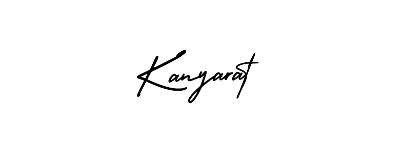 Also You can easily find your signature by using the search form. We will create Kanyarat name handwritten signature images for you free of cost using AmerikaSignatureDemo-Regular sign style. Kanyarat signature style 3 images and pictures png