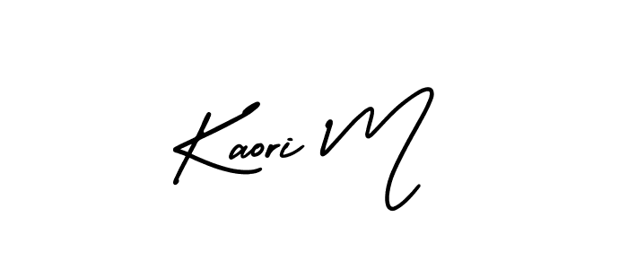 Once you've used our free online signature maker to create your best signature AmerikaSignatureDemo-Regular style, it's time to enjoy all of the benefits that Kaori M name signing documents. Kaori M signature style 3 images and pictures png