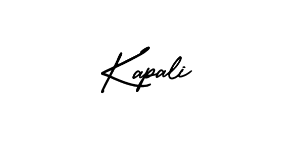 Also we have Kapali name is the best signature style. Create professional handwritten signature collection using AmerikaSignatureDemo-Regular autograph style. Kapali signature style 3 images and pictures png