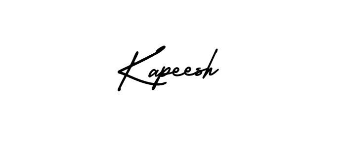 You should practise on your own different ways (AmerikaSignatureDemo-Regular) to write your name (Kapeesh) in signature. don't let someone else do it for you. Kapeesh signature style 3 images and pictures png