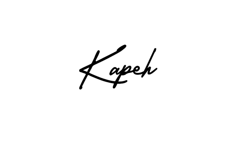 Create a beautiful signature design for name Kapeh. With this signature (AmerikaSignatureDemo-Regular) fonts, you can make a handwritten signature for free. Kapeh signature style 3 images and pictures png