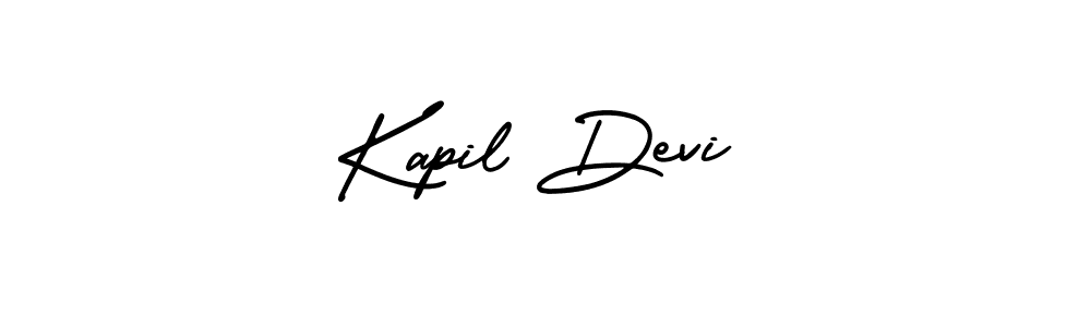 You should practise on your own different ways (AmerikaSignatureDemo-Regular) to write your name (Kapil Devi) in signature. don't let someone else do it for you. Kapil Devi signature style 3 images and pictures png