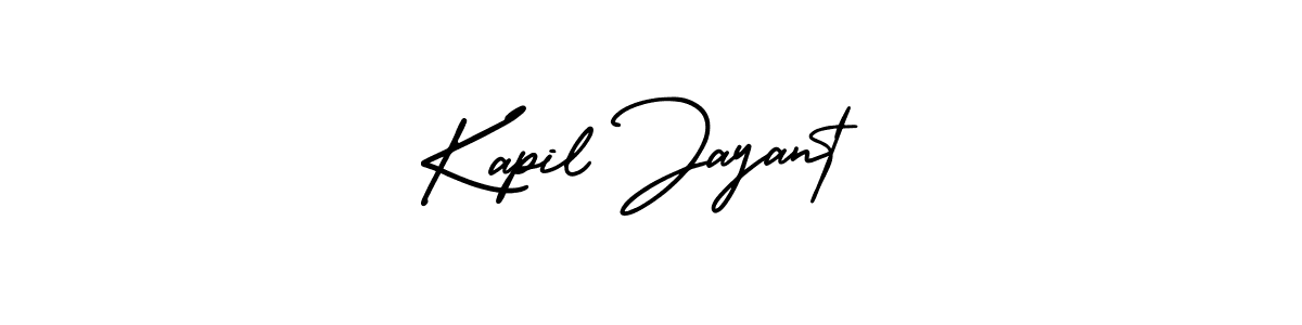 How to make Kapil Jayant name signature. Use AmerikaSignatureDemo-Regular style for creating short signs online. This is the latest handwritten sign. Kapil Jayant signature style 3 images and pictures png