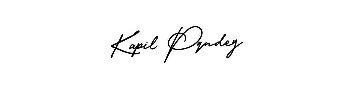 Also we have Kapil Pqndey name is the best signature style. Create professional handwritten signature collection using AmerikaSignatureDemo-Regular autograph style. Kapil Pqndey signature style 3 images and pictures png
