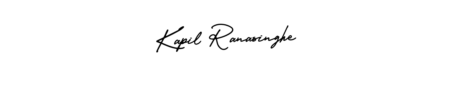 Kapil Ranasinghe stylish signature style. Best Handwritten Sign (AmerikaSignatureDemo-Regular) for my name. Handwritten Signature Collection Ideas for my name Kapil Ranasinghe. Kapil Ranasinghe signature style 3 images and pictures png