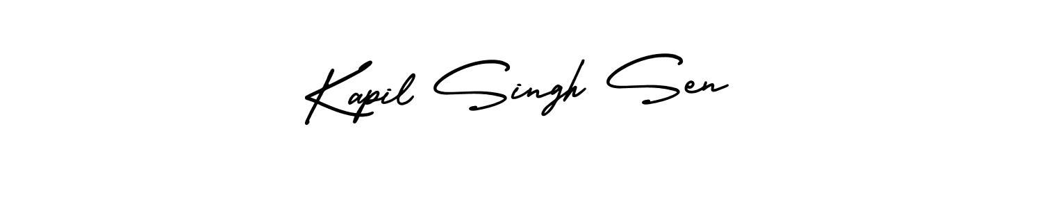 Kapil Singh Sen stylish signature style. Best Handwritten Sign (AmerikaSignatureDemo-Regular) for my name. Handwritten Signature Collection Ideas for my name Kapil Singh Sen. Kapil Singh Sen signature style 3 images and pictures png