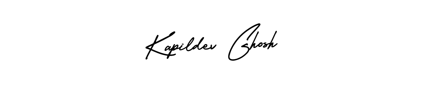 Use a signature maker to create a handwritten signature online. With this signature software, you can design (AmerikaSignatureDemo-Regular) your own signature for name Kapildev Ghosh. Kapildev Ghosh signature style 3 images and pictures png