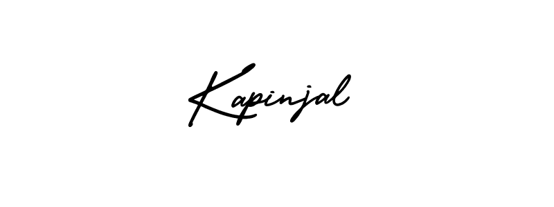 Use a signature maker to create a handwritten signature online. With this signature software, you can design (AmerikaSignatureDemo-Regular) your own signature for name Kapinjal. Kapinjal signature style 3 images and pictures png