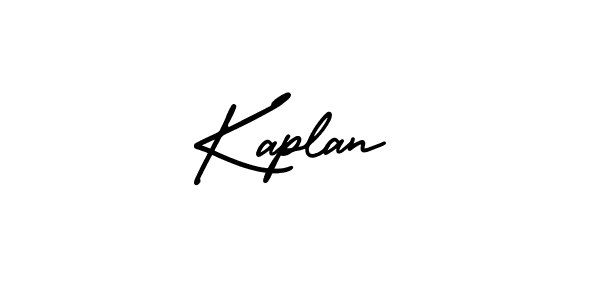 The best way (AmerikaSignatureDemo-Regular) to make a short signature is to pick only two or three words in your name. The name Kaplan include a total of six letters. For converting this name. Kaplan signature style 3 images and pictures png