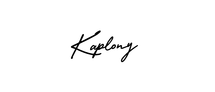 How to make Kaplony signature? AmerikaSignatureDemo-Regular is a professional autograph style. Create handwritten signature for Kaplony name. Kaplony signature style 3 images and pictures png