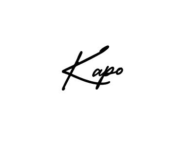 Design your own signature with our free online signature maker. With this signature software, you can create a handwritten (AmerikaSignatureDemo-Regular) signature for name Kapo. Kapo signature style 3 images and pictures png