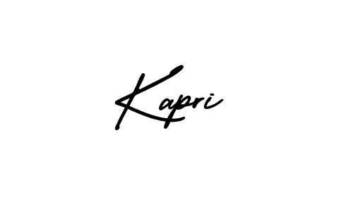 It looks lik you need a new signature style for name Kapri. Design unique handwritten (AmerikaSignatureDemo-Regular) signature with our free signature maker in just a few clicks. Kapri signature style 3 images and pictures png