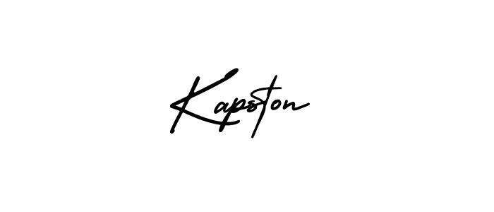 How to Draw Kapston signature style? AmerikaSignatureDemo-Regular is a latest design signature styles for name Kapston. Kapston signature style 3 images and pictures png
