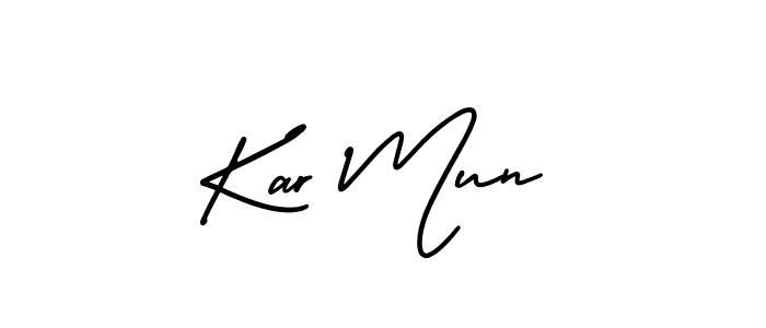 Check out images of Autograph of Kar Mun name. Actor Kar Mun Signature Style. AmerikaSignatureDemo-Regular is a professional sign style online. Kar Mun signature style 3 images and pictures png