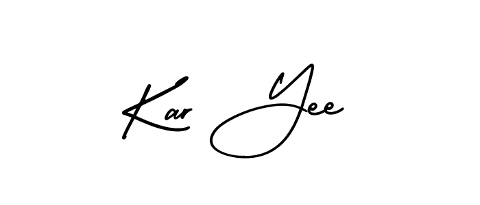 Kar Yee stylish signature style. Best Handwritten Sign (AmerikaSignatureDemo-Regular) for my name. Handwritten Signature Collection Ideas for my name Kar Yee. Kar Yee signature style 3 images and pictures png