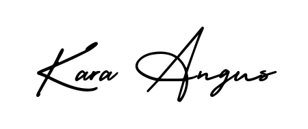 Create your official email sign-off with Kara Angus name in AmerikaSignatureDemo-Regular style. Crisp, clean, and perfectly legible across all screens. Kara Angus signature style 3 images and pictures png