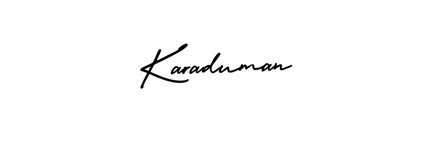 Also You can easily find your signature by using the search form. We will create Karaduman name handwritten signature images for you free of cost using AmerikaSignatureDemo-Regular sign style. Karaduman signature style 3 images and pictures png