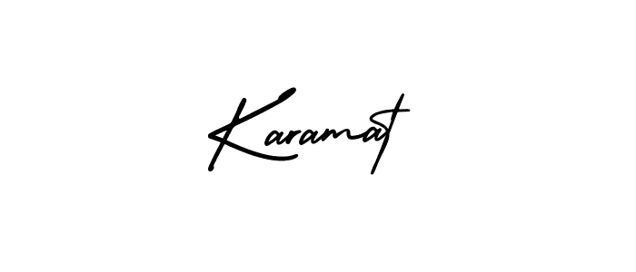 Similarly AmerikaSignatureDemo-Regular is the best handwritten signature design. Signature creator online .You can use it as an online autograph creator for name Karamat. Karamat signature style 3 images and pictures png