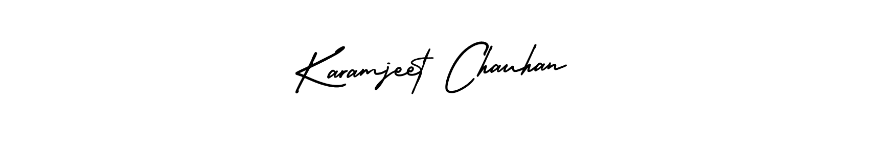 You can use this online signature creator to create a handwritten signature for the name Karamjeet Chauhan. This is the best online autograph maker. Karamjeet Chauhan signature style 3 images and pictures png