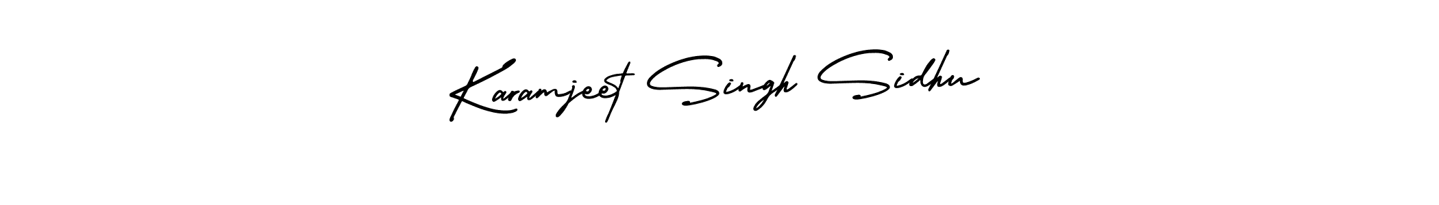 How to make Karamjeet Singh Sidhu signature? AmerikaSignatureDemo-Regular is a professional autograph style. Create handwritten signature for Karamjeet Singh Sidhu name. Karamjeet Singh Sidhu signature style 3 images and pictures png