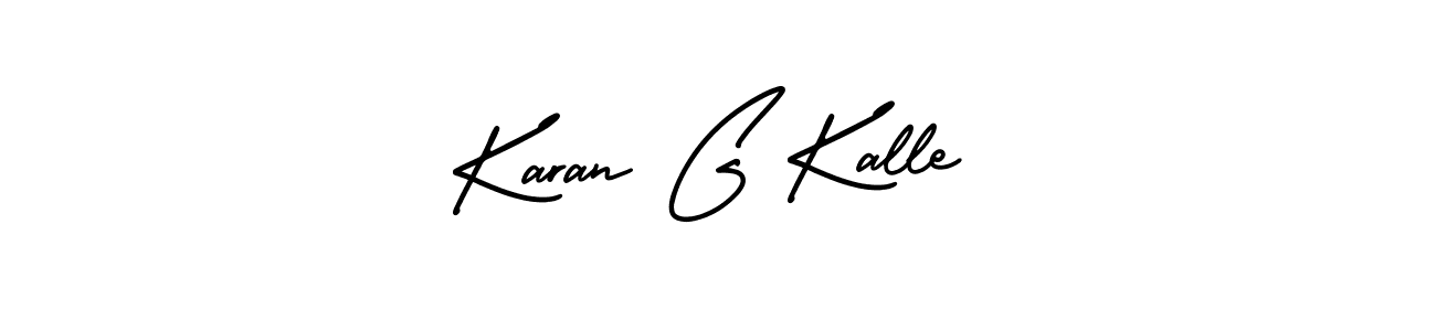 Design your own signature with our free online signature maker. With this signature software, you can create a handwritten (AmerikaSignatureDemo-Regular) signature for name Karan G Kalle. Karan G Kalle signature style 3 images and pictures png