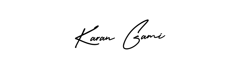 Once you've used our free online signature maker to create your best signature AmerikaSignatureDemo-Regular style, it's time to enjoy all of the benefits that Karan Gami name signing documents. Karan Gami signature style 3 images and pictures png