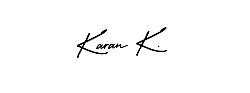 Make a short Karan K. signature style. Manage your documents anywhere anytime using AmerikaSignatureDemo-Regular. Create and add eSignatures, submit forms, share and send files easily. Karan K. signature style 3 images and pictures png