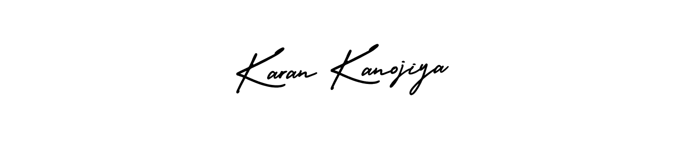 This is the best signature style for the Karan Kanojiya name. Also you like these signature font (AmerikaSignatureDemo-Regular). Mix name signature. Karan Kanojiya signature style 3 images and pictures png