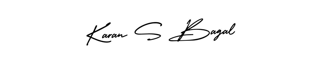 Make a beautiful signature design for name Karan S Bagal. Use this online signature maker to create a handwritten signature for free. Karan S Bagal signature style 3 images and pictures png