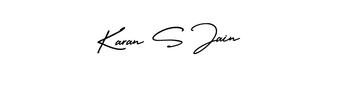 AmerikaSignatureDemo-Regular is a professional signature style that is perfect for those who want to add a touch of class to their signature. It is also a great choice for those who want to make their signature more unique. Get Karan S Jain name to fancy signature for free. Karan S Jain signature style 3 images and pictures png