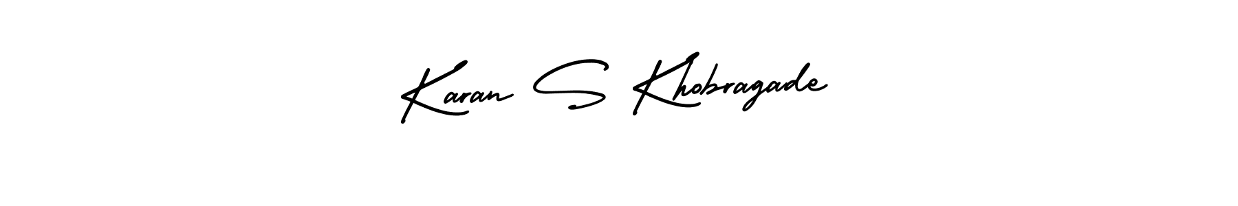 Make a short Karan S Khobragade signature style. Manage your documents anywhere anytime using AmerikaSignatureDemo-Regular. Create and add eSignatures, submit forms, share and send files easily. Karan S Khobragade signature style 3 images and pictures png