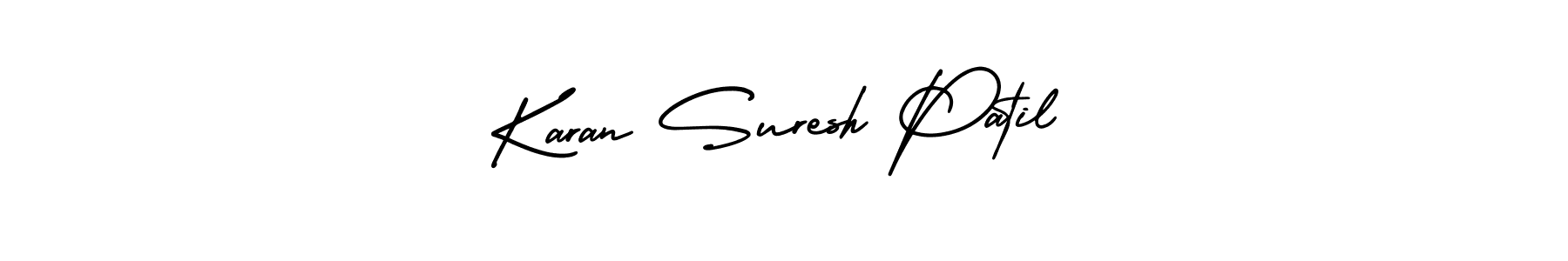 How to Draw Karan Suresh Patil signature style? AmerikaSignatureDemo-Regular is a latest design signature styles for name Karan Suresh Patil. Karan Suresh Patil signature style 3 images and pictures png