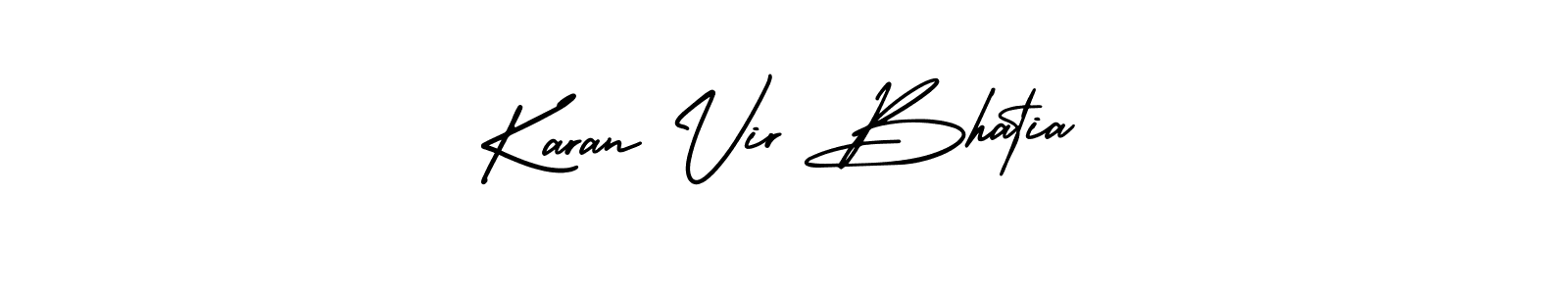 Karan Vir Bhatia stylish signature style. Best Handwritten Sign (AmerikaSignatureDemo-Regular) for my name. Handwritten Signature Collection Ideas for my name Karan Vir Bhatia. Karan Vir Bhatia signature style 3 images and pictures png