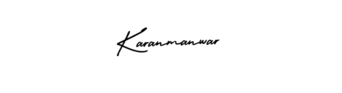 How to make Karanmanwar signature? AmerikaSignatureDemo-Regular is a professional autograph style. Create handwritten signature for Karanmanwar name. Karanmanwar signature style 3 images and pictures png