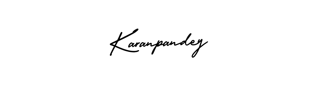 This is the best signature style for the Karanpandey name. Also you like these signature font (AmerikaSignatureDemo-Regular). Mix name signature. Karanpandey signature style 3 images and pictures png