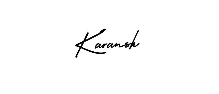 Also we have Karansh name is the best signature style. Create professional handwritten signature collection using AmerikaSignatureDemo-Regular autograph style. Karansh signature style 3 images and pictures png