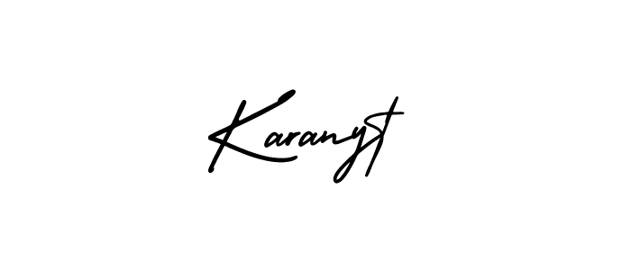 Also we have Karanyt name is the best signature style. Create professional handwritten signature collection using AmerikaSignatureDemo-Regular autograph style. Karanyt signature style 3 images and pictures png