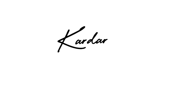 Design your own signature with our free online signature maker. With this signature software, you can create a handwritten (AmerikaSignatureDemo-Regular) signature for name Kardar. Kardar signature style 3 images and pictures png