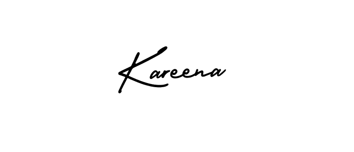 How to make Kareena signature? AmerikaSignatureDemo-Regular is a professional autograph style. Create handwritten signature for Kareena name. Kareena signature style 3 images and pictures png