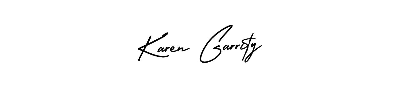 Also You can easily find your signature by using the search form. We will create Karen Garrity name handwritten signature images for you free of cost using AmerikaSignatureDemo-Regular sign style. Karen Garrity signature style 3 images and pictures png