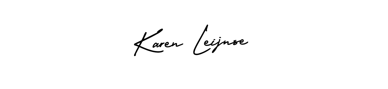 AmerikaSignatureDemo-Regular is a professional signature style that is perfect for those who want to add a touch of class to their signature. It is also a great choice for those who want to make their signature more unique. Get Karen Leijnse name to fancy signature for free. Karen Leijnse signature style 3 images and pictures png