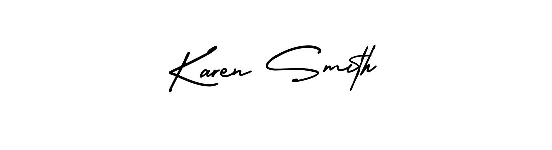Similarly AmerikaSignatureDemo-Regular is the best handwritten signature design. Signature creator online .You can use it as an online autograph creator for name Karen Smith. Karen Smith signature style 3 images and pictures png