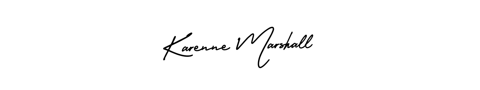 How to Draw Karenne Marshall signature style? AmerikaSignatureDemo-Regular is a latest design signature styles for name Karenne Marshall. Karenne Marshall signature style 3 images and pictures png