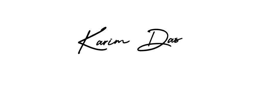 Karim Das stylish signature style. Best Handwritten Sign (AmerikaSignatureDemo-Regular) for my name. Handwritten Signature Collection Ideas for my name Karim Das. Karim Das signature style 3 images and pictures png