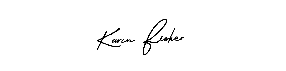 How to make Karin Fisher signature? AmerikaSignatureDemo-Regular is a professional autograph style. Create handwritten signature for Karin Fisher name. Karin Fisher signature style 3 images and pictures png